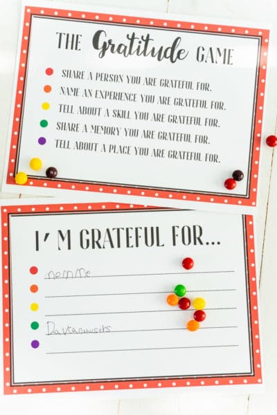 Free Printable Gratitude Skittles Game - Play Party Plan