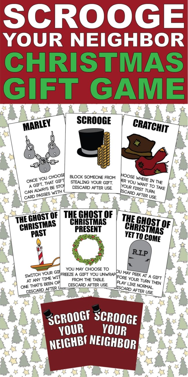 Scrooge Your Neighbor Gift Exchange Game - Play Party Plan