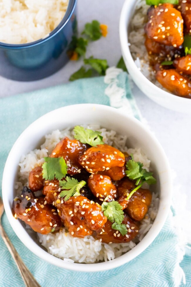 Easy Orange Chicken Recipe (under 30 minutes!) - Play Party Plan