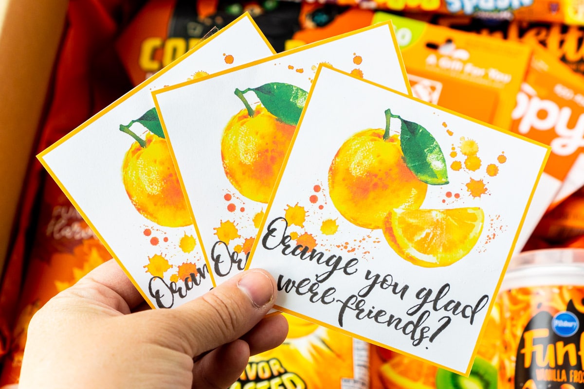 Orange You Glad Free Printable Gift Tags Play Party Plan