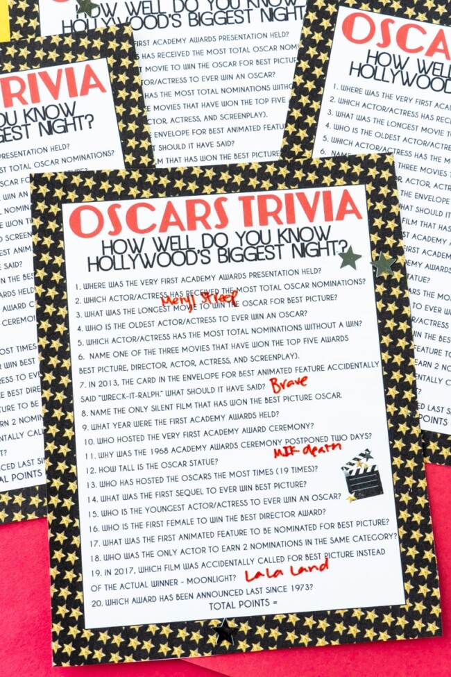 40 Award Winning Oscar Party Ideas Play Party Plan