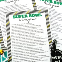 Free Printable Super Bowl Guessing Game - Play Party Plan