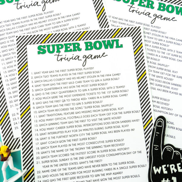 Free Printable Football Scavenger Hunt for Kids - Play Party Plan