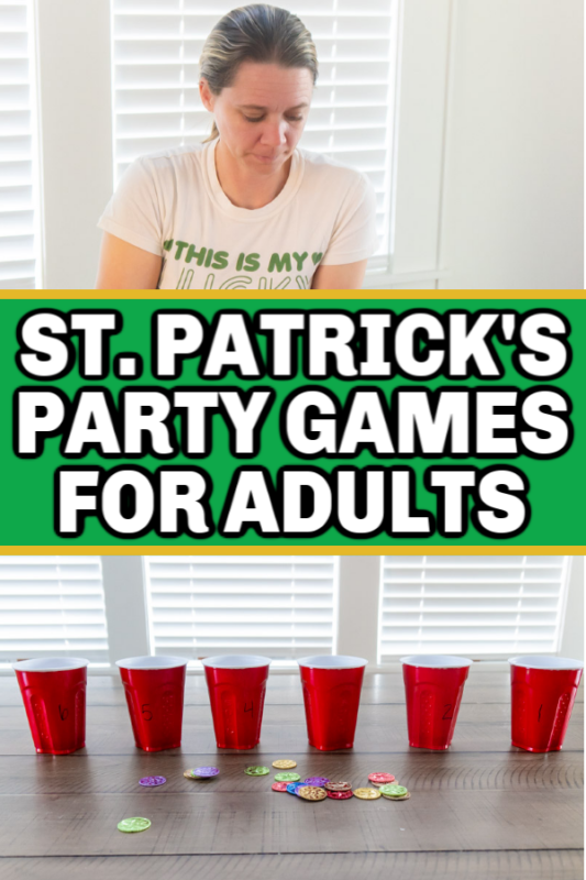 3 super fun St. Patrick's Day games for adults and teens! Super easy to play and so much fun!