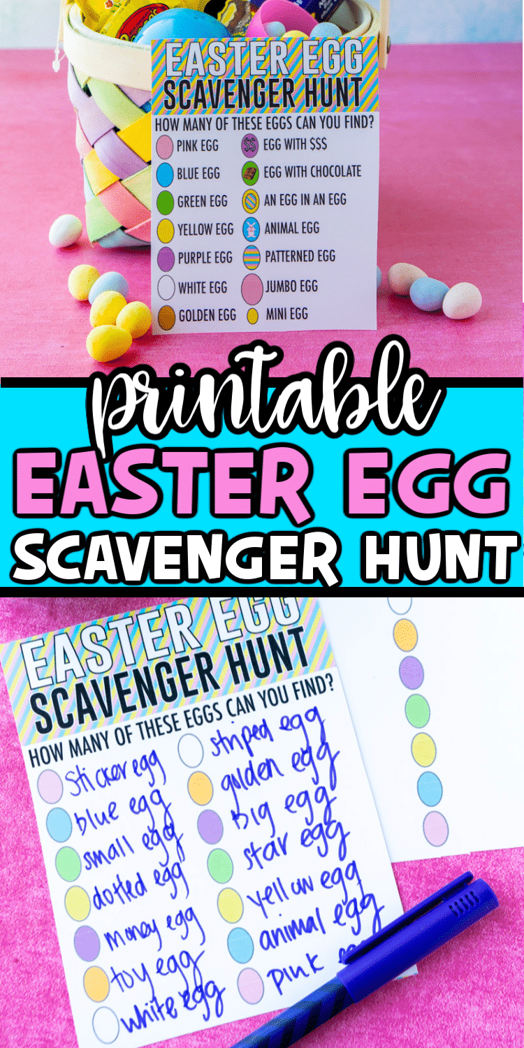 Easter Egg Scavenger Hunt {Free Printable!} - Play Party Plan