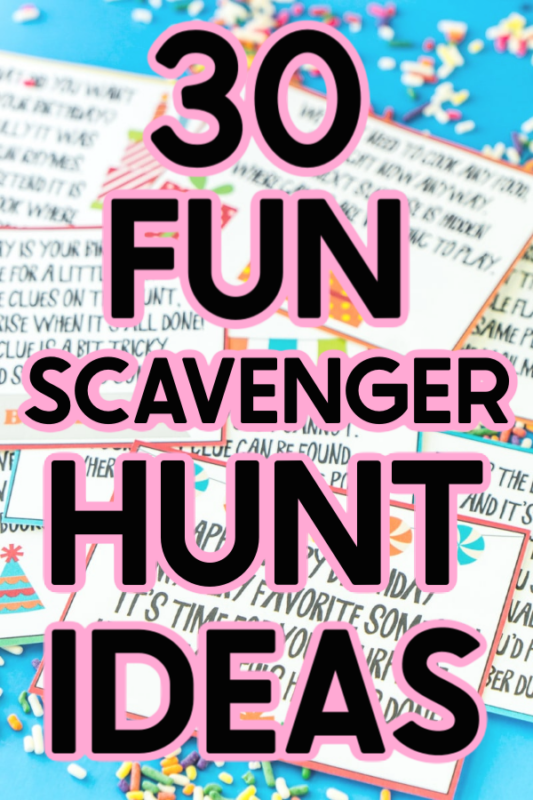 outdoor scavenger hunt ideas for adults