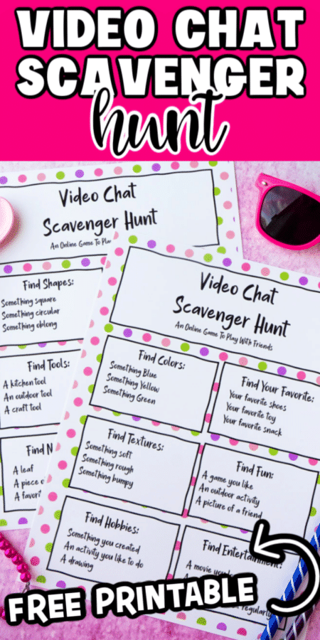 Video Scavenger Hunt Ideas {Free Printable!} - Play Party Plan