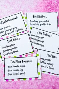 Video Scavenger Hunt Ideas {Free Printable!} - Play Party Plan