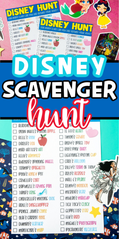 Disney Scavenger Hunt for Kids {Free Printable} - Play Party Plan