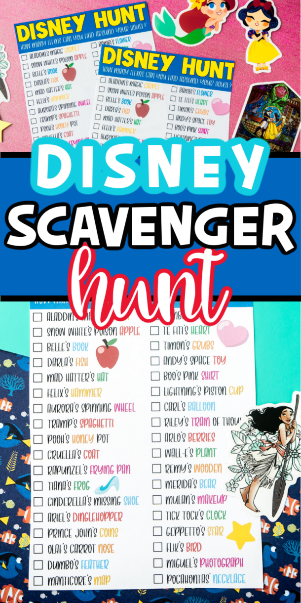 pixar scavenger hunt