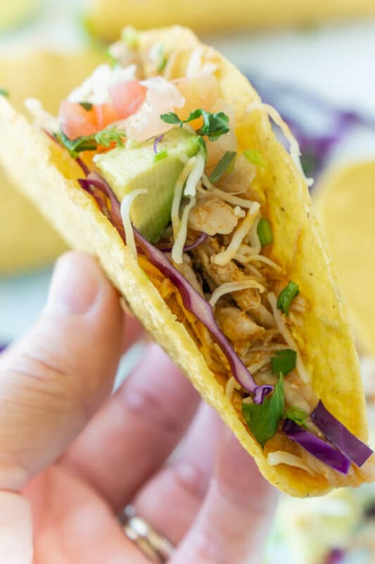 Easy Instant Pot Chicken Tacos Recipe Play Party Plan 5282