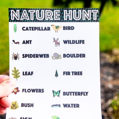 Free Printable Camping Scavenger Hunt - Play Party Plan