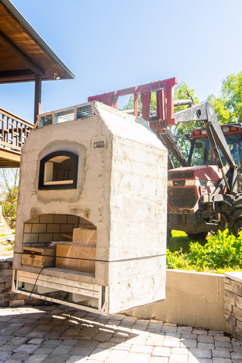 How To Install An Outdoor Brick Oven {with Video!} - Play Party Plan