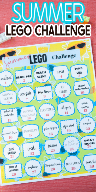 Summer Lego Challenge Ideas {Free Printable!} - Play Party Plan