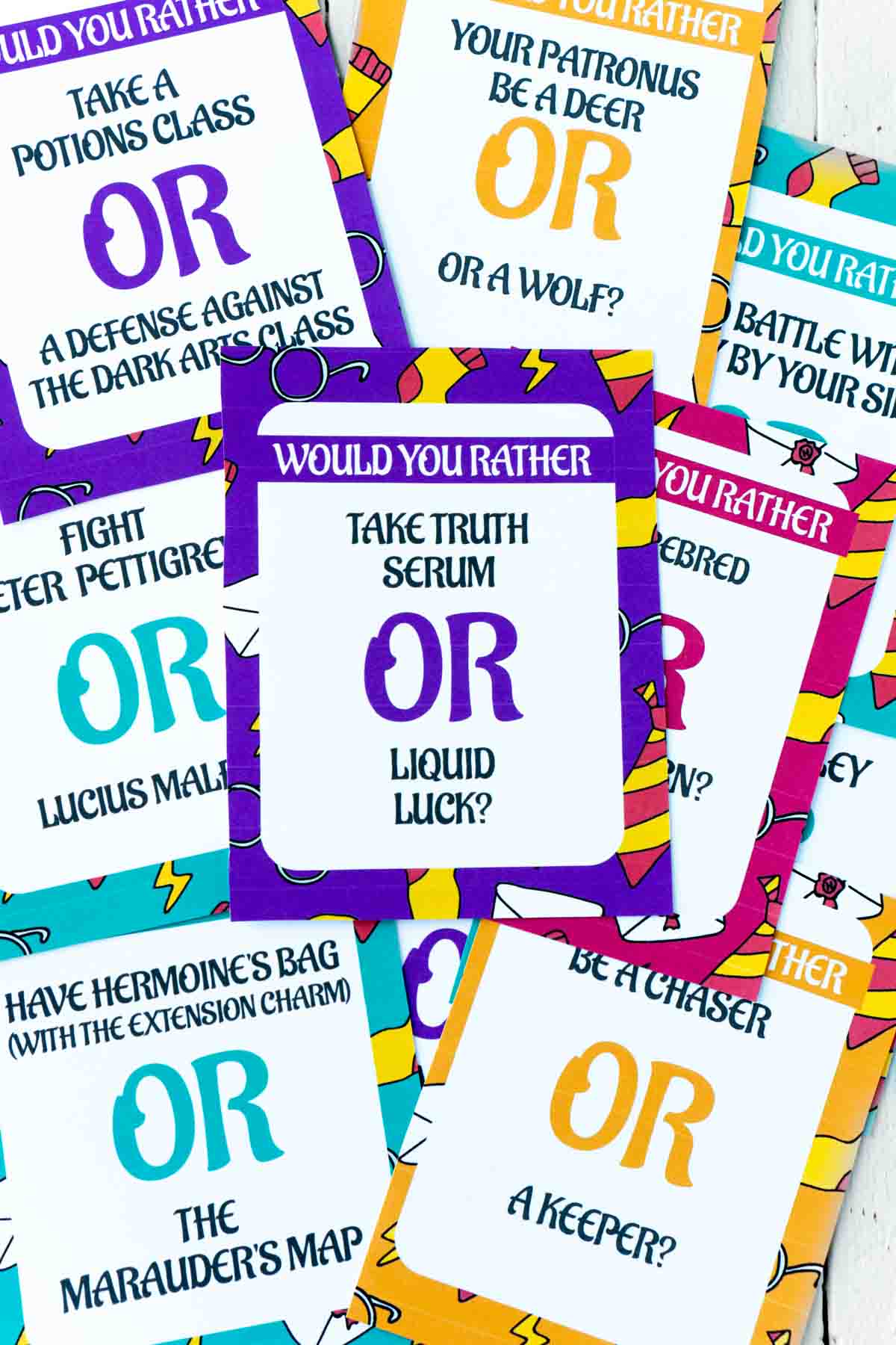 50 Harry Potter Would You Rather Questions {Free Printable!) - Play ...