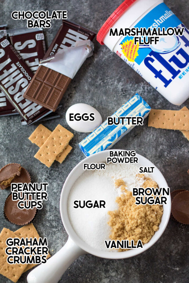 Easy Peanut Butter S'more Bars Recipe - Play Party Plan