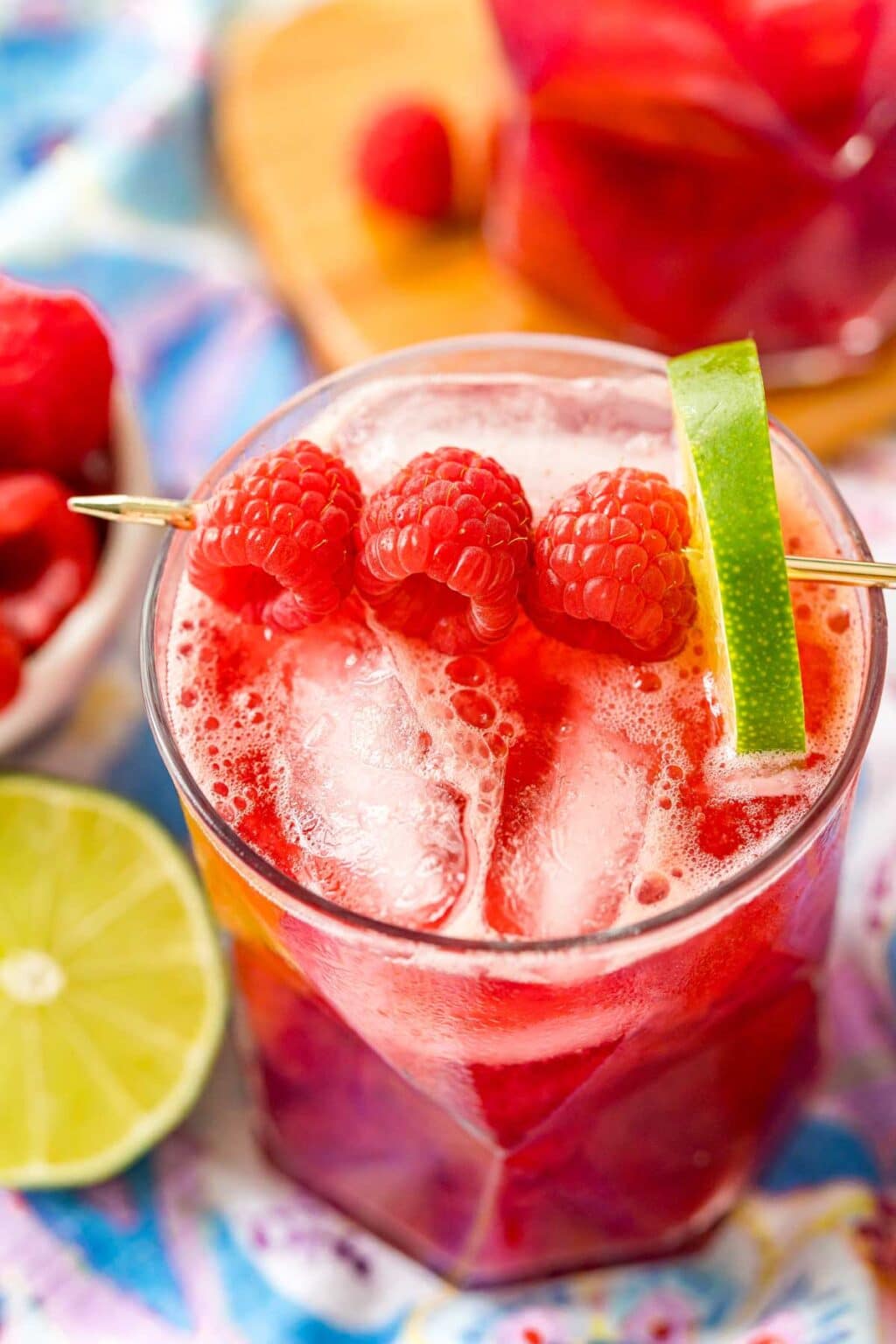 Raspberry Lime Summer Punch - Play Party Plan
