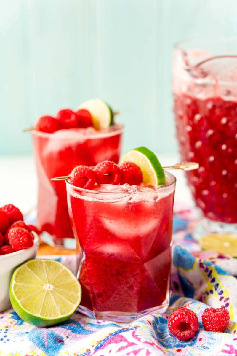 Raspberry Lime Summer Punch - Play Party Plan