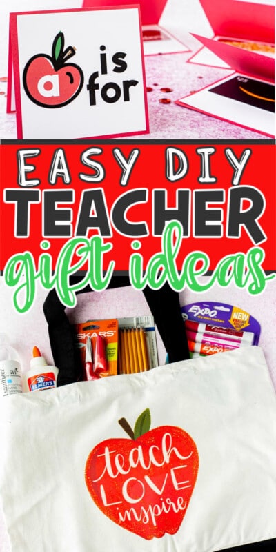 DIY Teacher Tote Gift Idea - Inspiration Made Simple
