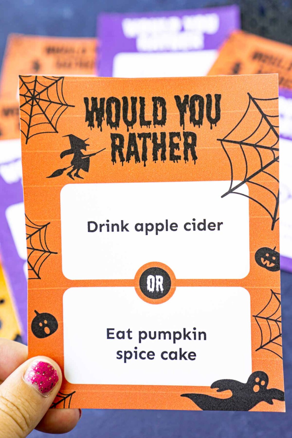 Halloween Would You Rather Questions {Free Printable} Play Party Plan