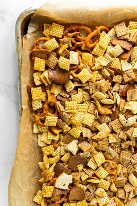 The Best Homemade Chex Mix Recipe Oven Baked Play Party Plan   Homemade Chex Mix 5 Of 10 450x675 