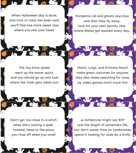 Free Printable Halloween Scavenger Hunt - Play Party Plan