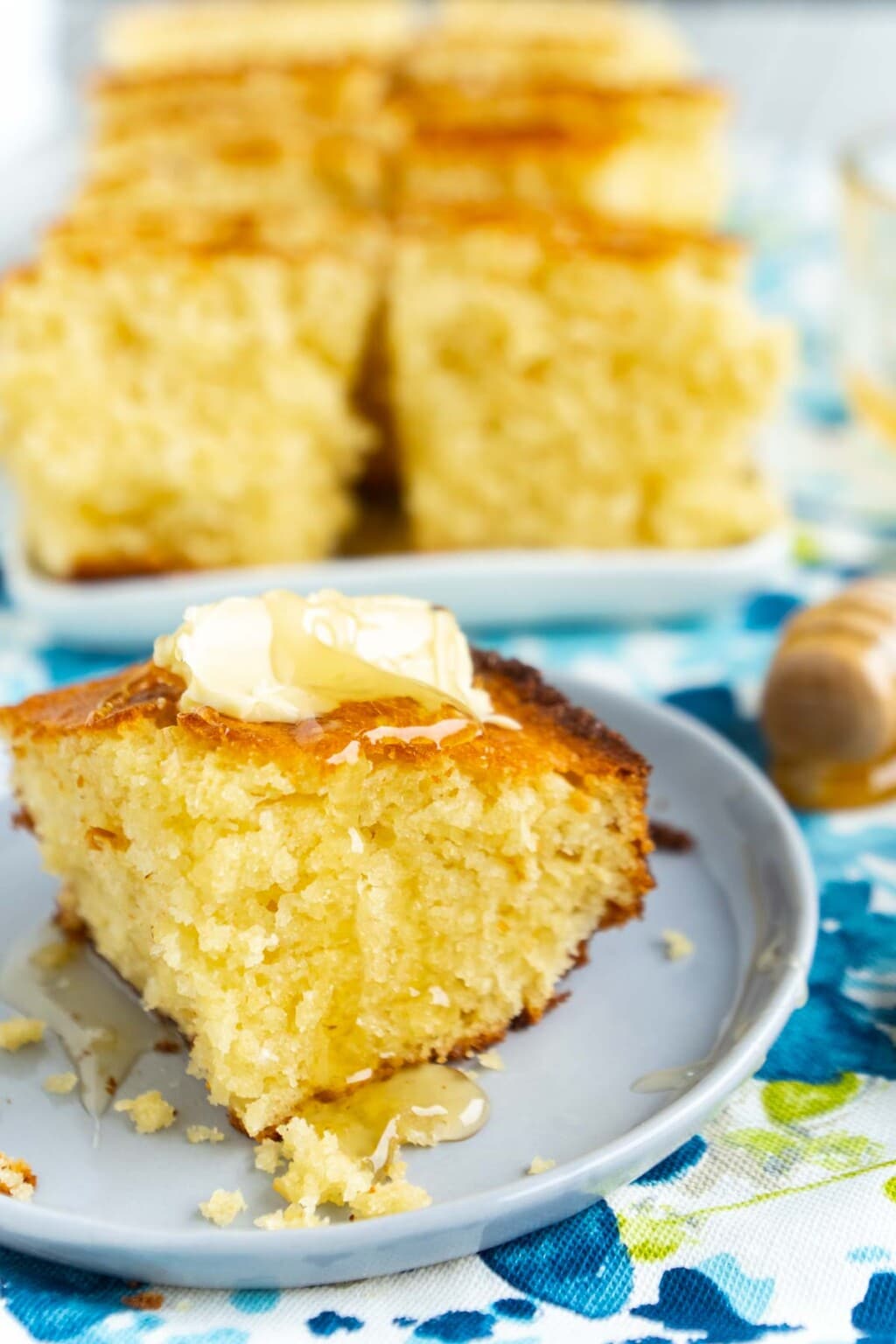 Quick and Easy Sweet Honey Cornbread - Play Party Plan