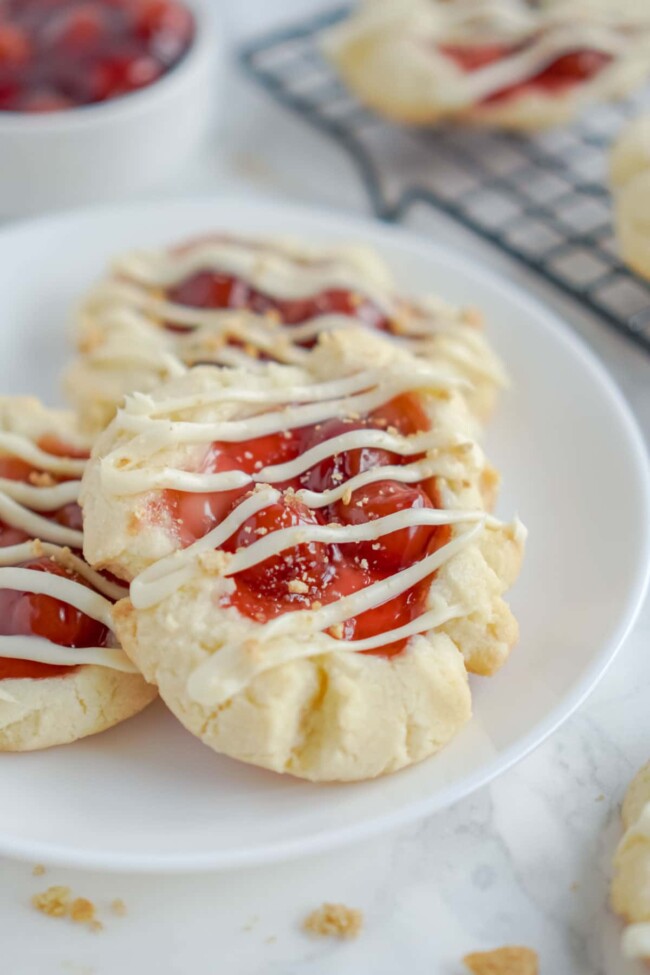 Easy Cherry Cheesecake Cookies - Play Party Plan