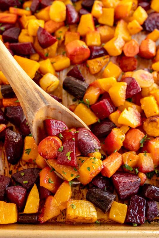 Easy Oven Roasted Root Vegetables - Play Party Plan