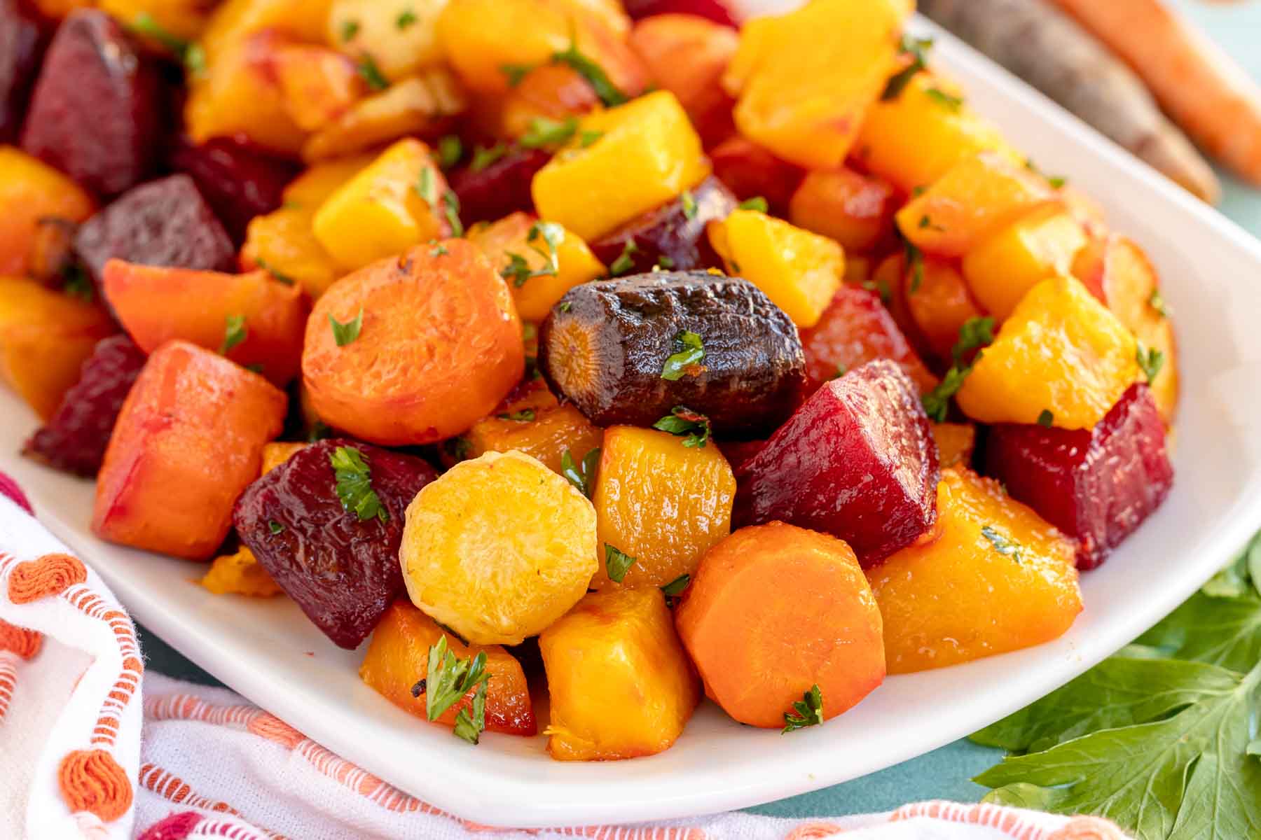 Easy Oven Roasted Root Vegetables - Play Party Plan