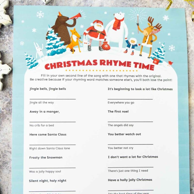 3 Christmas Name That Tune Games {Free Printable} - Play Party Plan