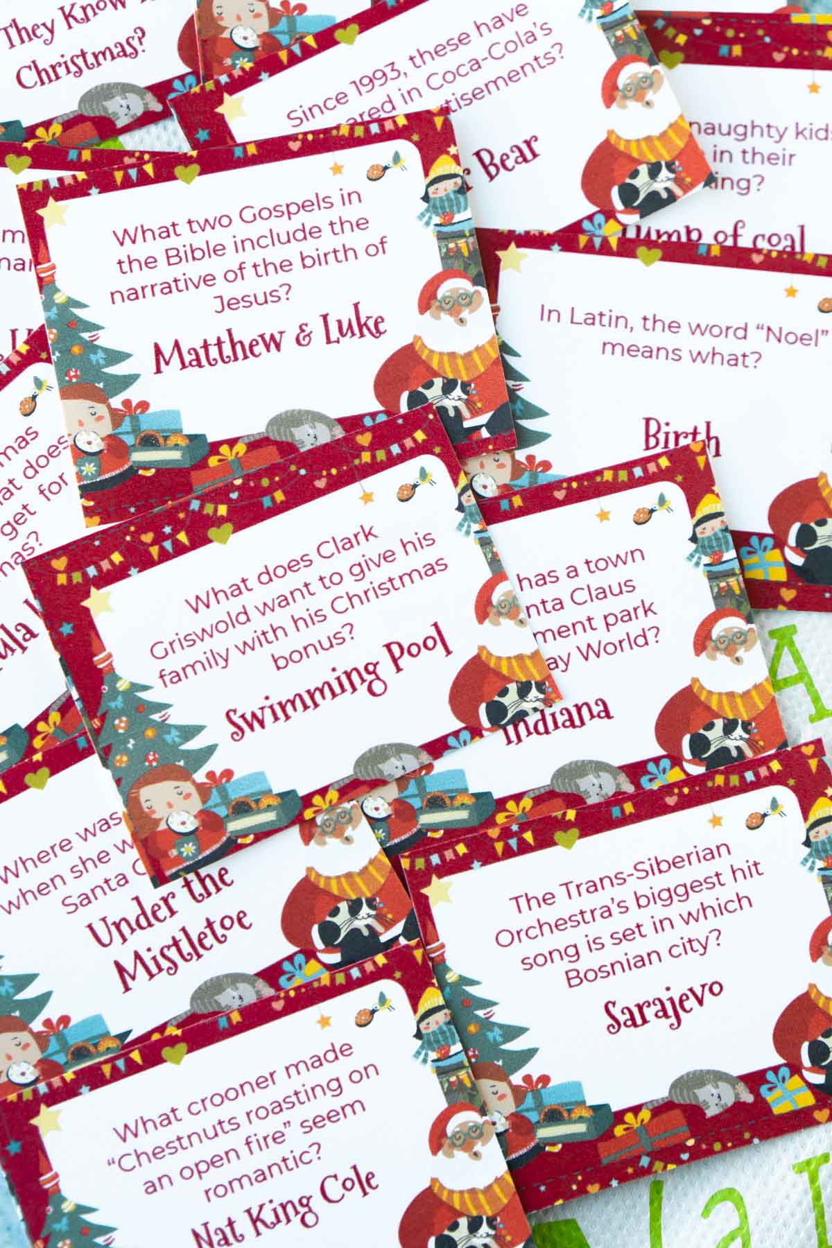 75 Christmas Trivia Questions Free Printable Play Party Plan