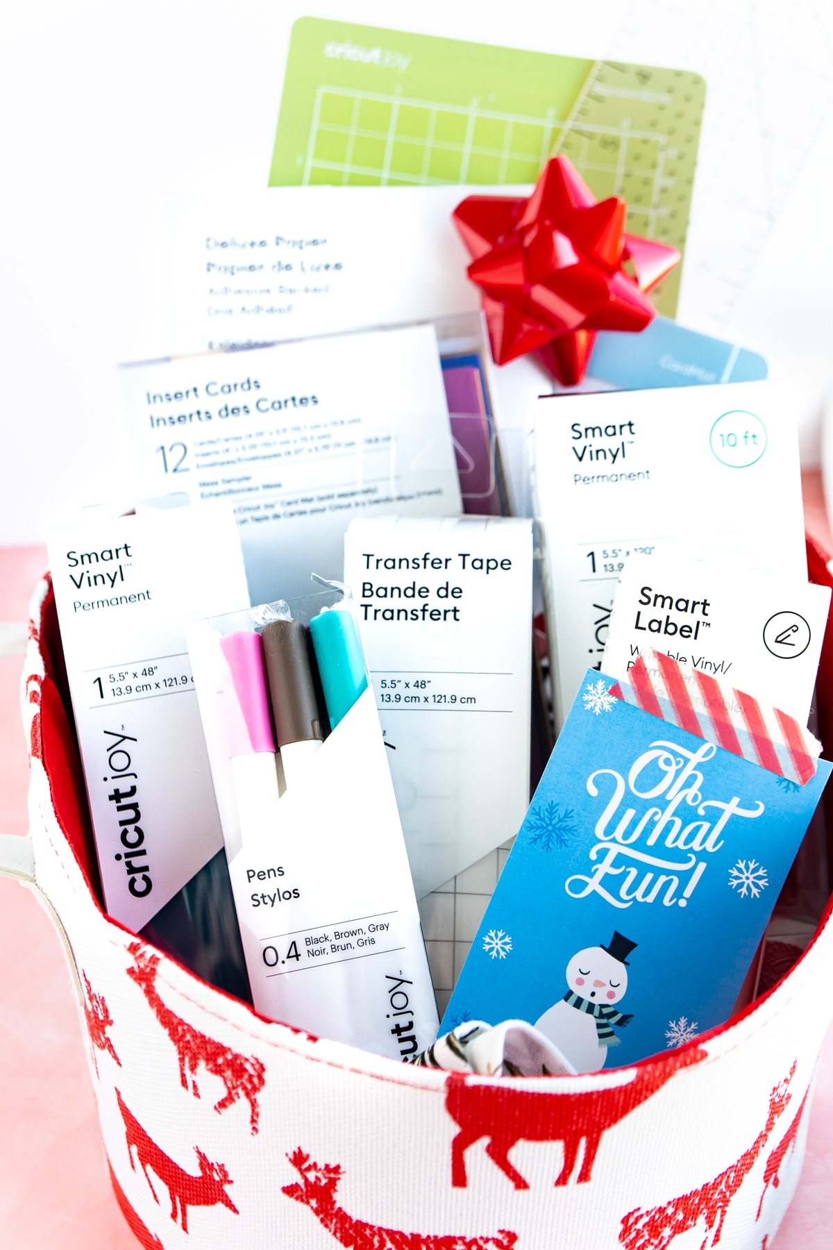 Cricut Joy Gift Basket for the Holidays - Clean and Scentsible
