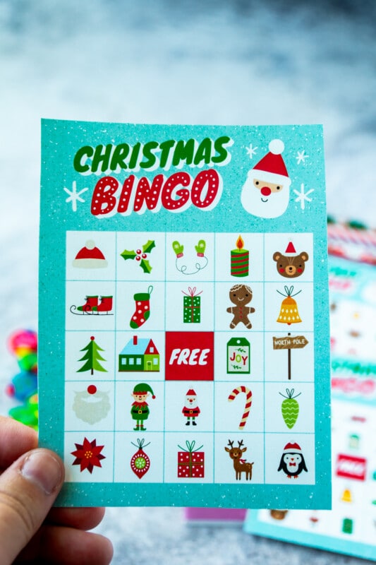 Free Printable Christmas Bingo Game - Play Party Plan