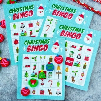 Free Printable Christmas Bingo Game - Play Party Plan