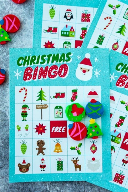 Free Printable Christmas Bingo Game - Play Party Plan