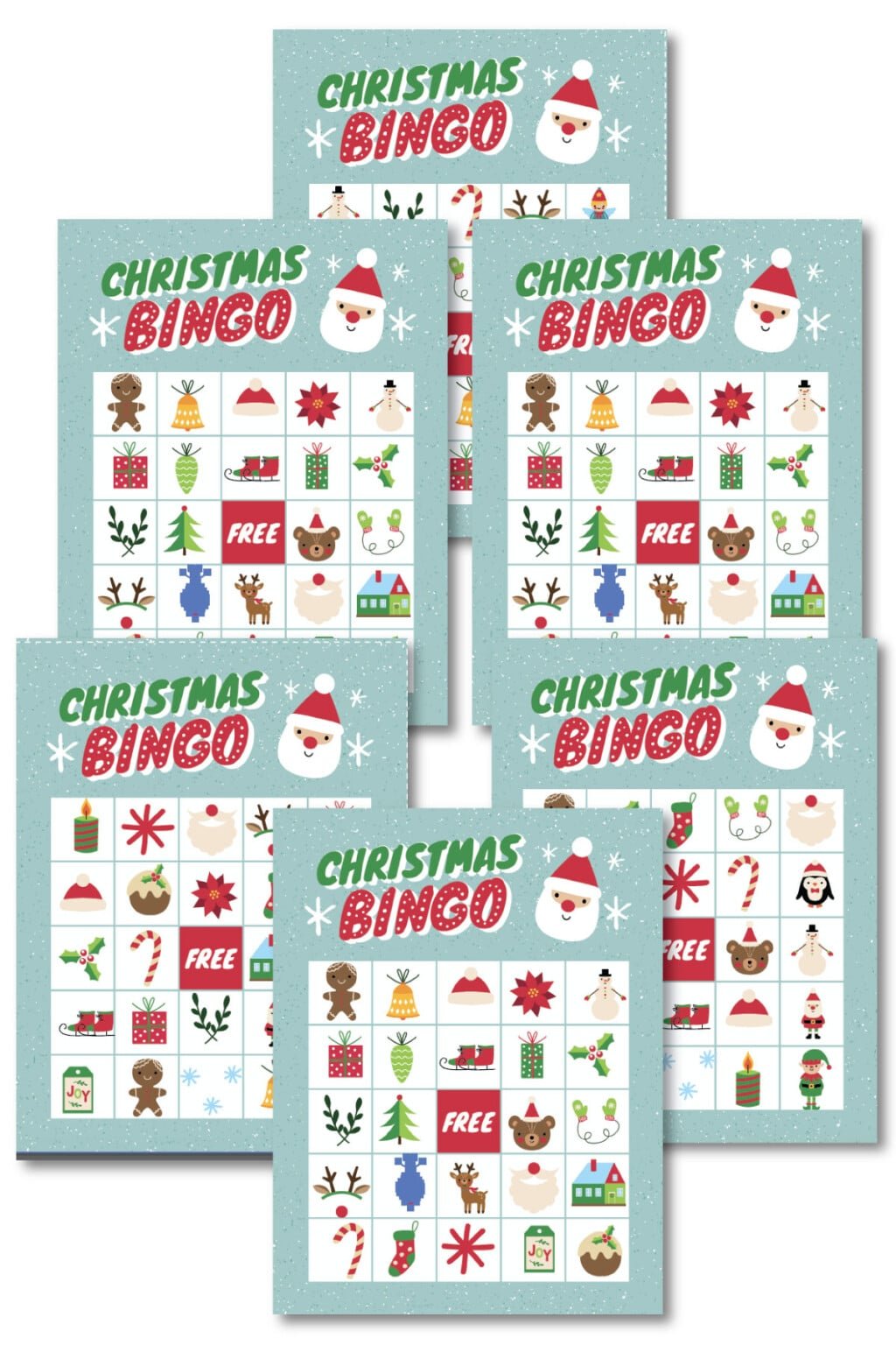 Free Printable Christmas Bingo Game - Play Party Plan