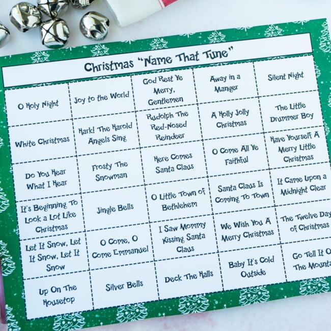 Christmas Rhyme Game {Free Printable!} - Play Party Plan