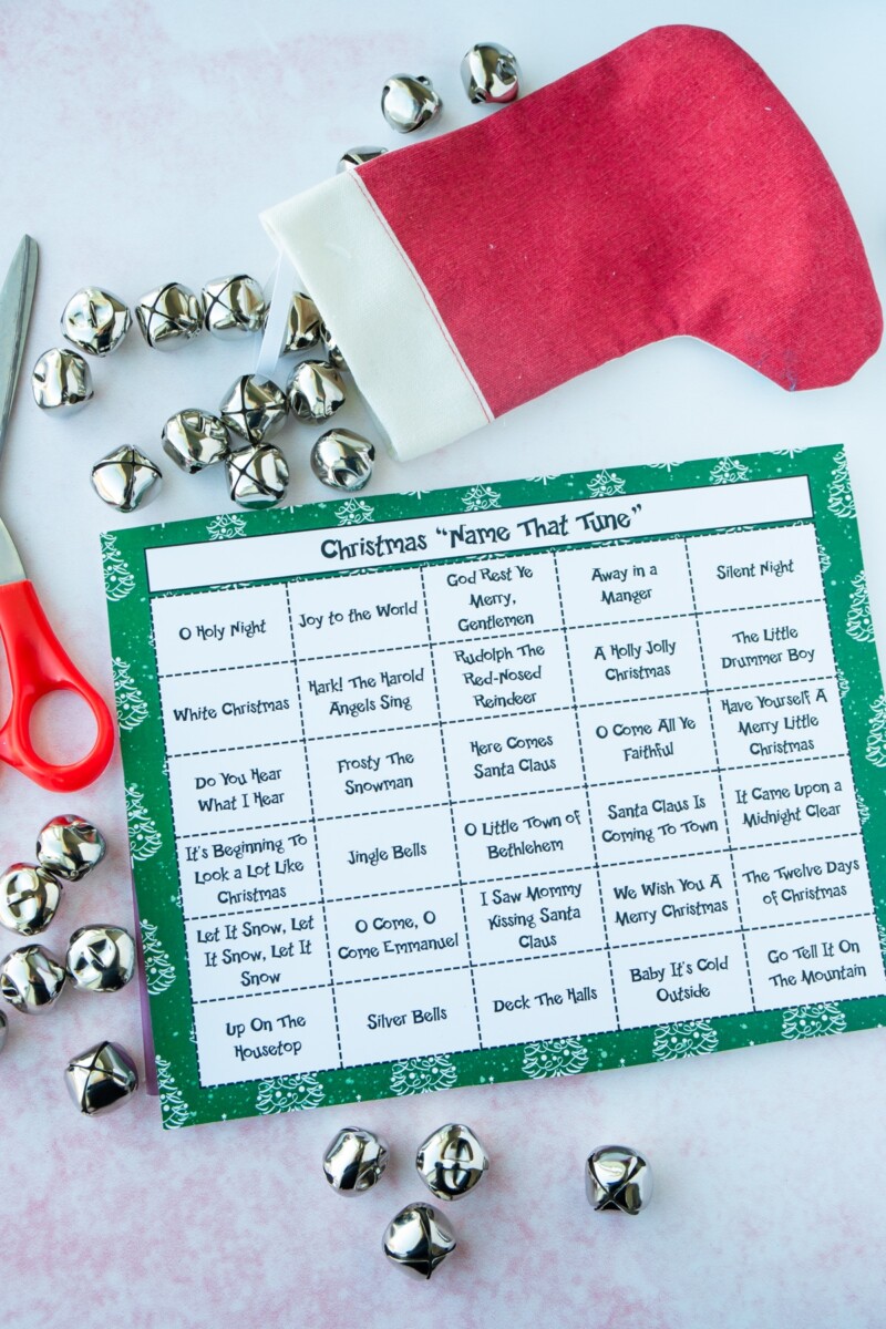 3 Christmas Name That Tune Games Free Printable - Play Party Plan