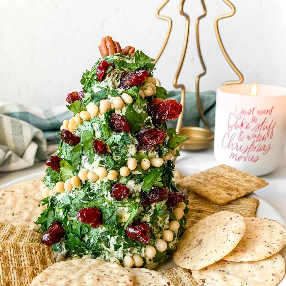 Christmas Tree Cheese Ball