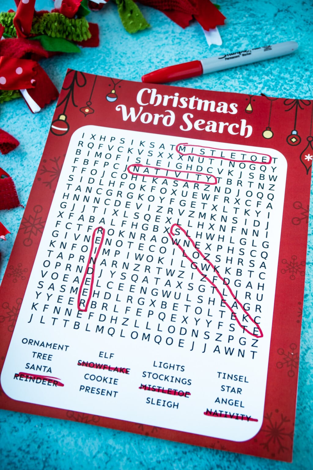 Christmas Word Search {Free Printable!} - Play Party Plan