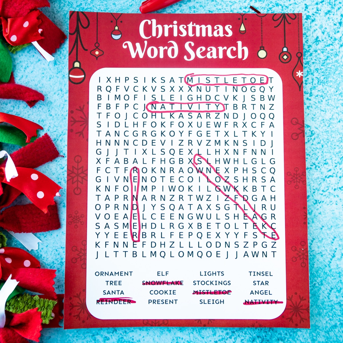 Christmas Movies Word Search