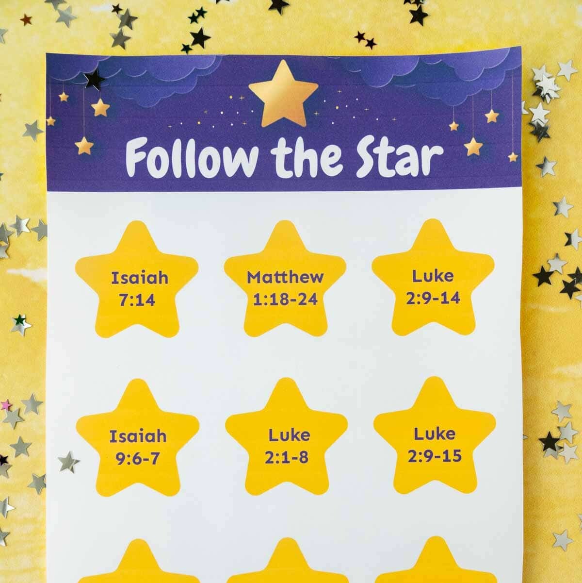 Follow the Star Christ Centered Christmas Activity