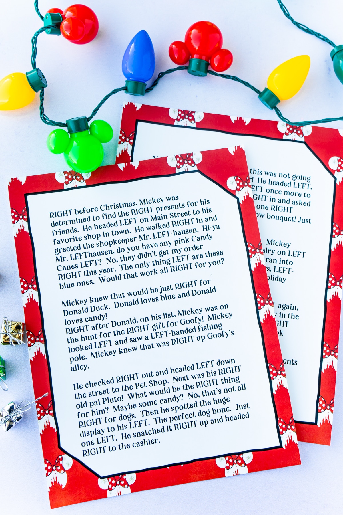 FREE Left Right Across Christmas Game Printable (2 Options!) - Leap of  Faith Crafting