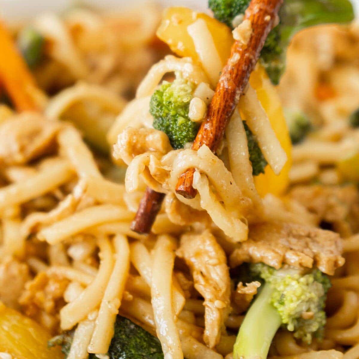 Quick and Easy Teriyaki Noodles Recipe - Devour Dinner