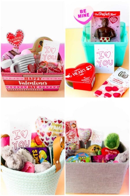 DIY Valentines Day Basket Ideas (2023 Ideas) - Play Party Plan