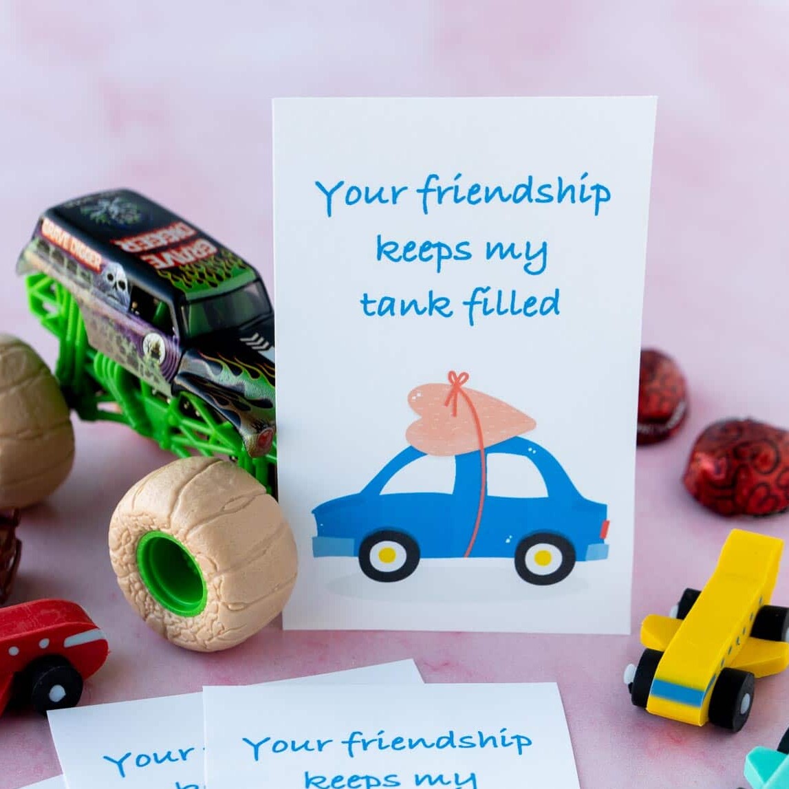 Free Printable Car Valentine Ideas {Airplanes Too!}