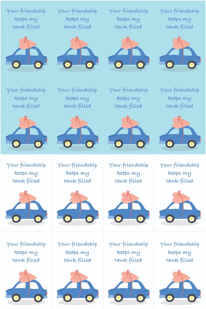 Free Printable Car Valentines for Kids - Play Party Plan