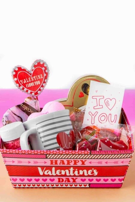 valentines day basket for best friend