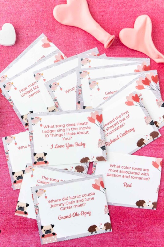 Valentines Day Trivia Questions  Free Printable   - 74